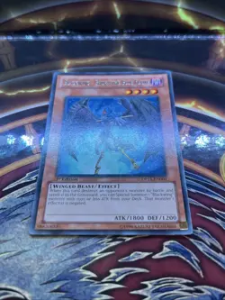 Blackwing - Shura the Blue Flame DP11-EN004 (rare) 1st Edition VLP (slot#86) - Image 4