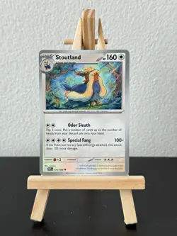 Stoutland #076/086 Non Holo - White Flare Pokemon TCG Card NM/M - Image 1