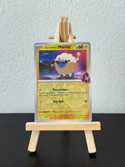 Team Rocket's Mareep #072/182 Reverse Holo - Destined Rivals Pokemon Card NM/M - Image 1