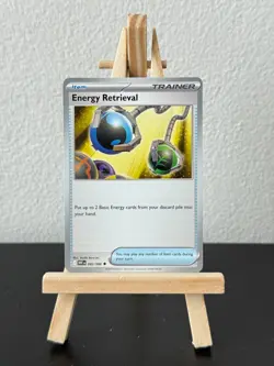 Energy Retrieval #082/086 Non Holo - White Flare Pokemon TCG Card NM/M - Image 1