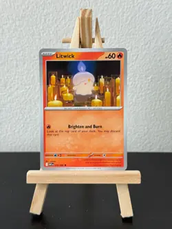 Litwick #016/086 Non Holo - White Flare Pokemon TCG Card NM/M - Image 1