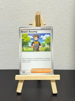 Brock's Scouting #146/159 Non Holo - Journey Together Pokemon TCG Card NM/M - Image 1