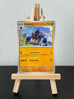 Boldore #047/086 Non Holo - White Flare Pokemon TCG Card NM/M - Image 1