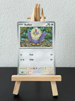 Rufflet #077/086 Non Holo - Black Bolt Pokemon TCG Card NM/M - Image 1