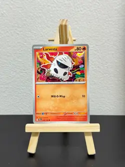 Larvesta #028/159 Non Holo - Journey Together Pokemon TCG Card NM/M - Image 1