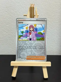 Lacey #114/131 Reverse Holo - Prismatic Evolutions Pokemon TCG Card NM/M - Image 1