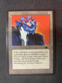 MTG Magic the Gathering Antiquities Su-Chi LP - Image 1