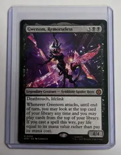 Gwenom, Remorseless 0056 (M) MTG Marvel's Spider-Man (SPM) - Image 1