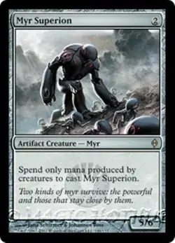 MTG - MYR SUPERION - New Phyrexia - Image 1