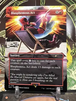 MTG | Blasphemous Act (1756) [Secret Lair Marvel Deadpool] NF - Image 1