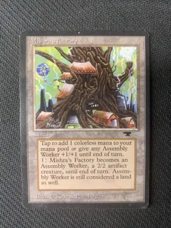 MTG Magic the Gathering Antiquities Mishra's Factory Spring LP - Image 1