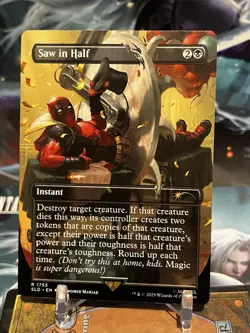 MTG | Saw In Half [Secret Lair Marvel Deadpool] NF - Image 1