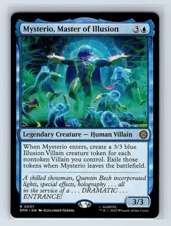 Mysterio, Master of Illusion #37 Regular Rare MTG 2025 Marvel's Spider-Man - Image 1