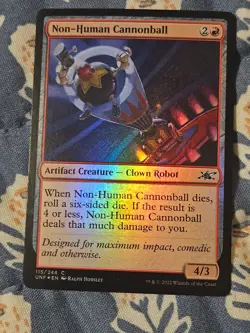 Non-Human Cannonball FOIL Unfinity MTG Magic - Image 3