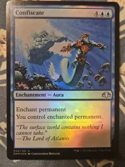 Confiscate FOIL Dominaria Remastered MTG Magic - Image 2