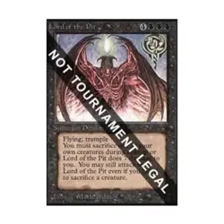 WOTC MtG Collector's Ed Lord of the Pit (CE) (R) VG+ - Image 1