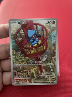 Riolu 010 Black Star Promo - Pokemon Center Stamped - Image 5