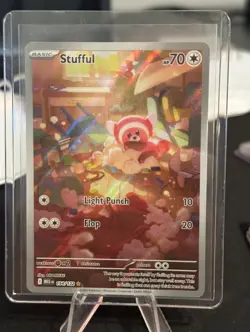 Pokemon STUFFUL 154/132 - Mega Evolution - ILLUSTRATION RARE -Near Mint - Image 1