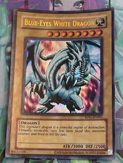 Yugioh 1x Blue-Eyes White Dragon Ultra RP01-EN001 Retro Pack 2020 Reprint NM - Image 1