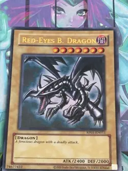 Yugioh 1x Red-Eyes B. Dragon Ultra Rare RP01-EN011 Retro Pack 2020 Reprint NM - Image 1