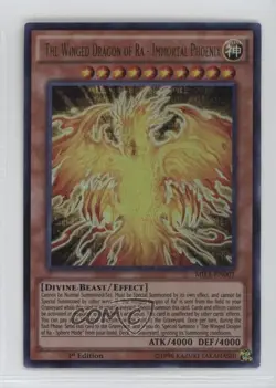 The Winged Dragon of Ra - Immortal Phoenix 1st Ed. YuGiOh Millenium Pack 1 - Image 1
