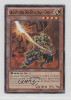 Legendary Six Samurai - Enishi 1st Ed. YuGiOh Warlords Structure Deck - Image 1