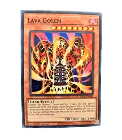 Yugioh Lava Golem RA01-EN001 Super Rare 1st Edition Near Mint - Image 2