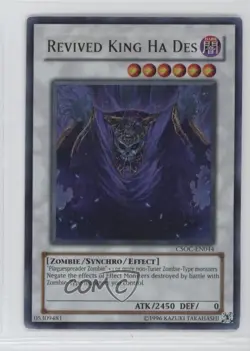 Revived King Ha Des (UR) Unlimited YuGiOh Crossroads of Chaos #CSOC-EN044 2008 - Image 1