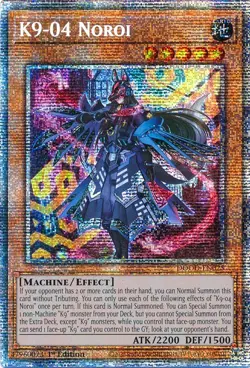 Yugioh DOOD-EN025 K9-04 Noroi Starlight Rare 1st MINT - Image 1