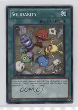 Solidarity 1st Ed. YuGiOh Lost Sanctuary Structure Deck #SDLS-EN031 - Image 1