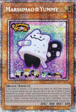 Yugioh DOOD-EN024 Marshmao☆Yummy Starlight Rare 1st MINT - Image 1
