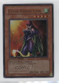 Cyber Harpie Lady YuGiOh Flaming Eternity Sneak Peek Event Promo #SP1-EN001 2005 - Image 1