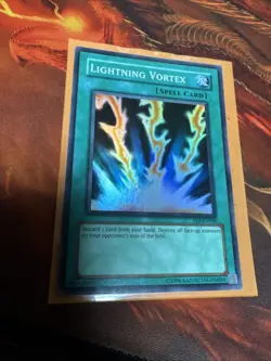 Lightning Vortex Super Rare Holo Yugioh Card FET-EN040 - Image 2