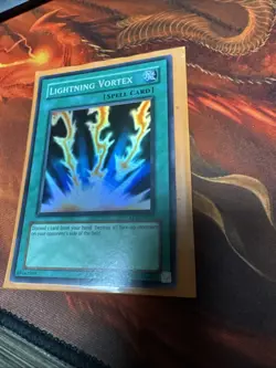 Lightning Vortex Super Rare Holo Yugioh Card FET-EN040 - Image 3