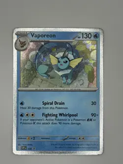 Vaporeon - 168 (Cosmos Holo) 168 Sv: Scarlet & Violet Promo Cards Holo - Image 1
