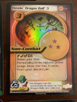 DBZ CCG CELL SAGA HOLO FOIL Rare Dragon Ball Z Score TCG Card LOT 2001 - Image 5