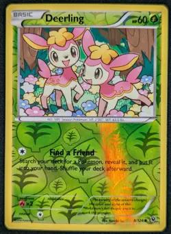Deerling 2016 XY Fates Collide Reverse Holo Pokemon Card 8/124 (NM) - Image 1