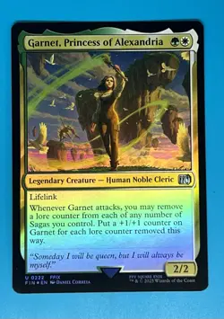 Mtg Final Fantasy #222 Garnet, Princess of Alexandria Foil - Image 1