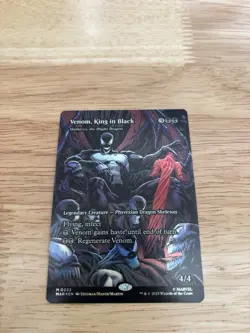 MTG Spider-man Venom, King in Black M 0022 Foil Full Art Magic The Gathering - Image 1