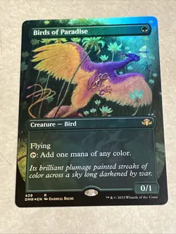 Birds of Paradise (Borderless) Dominaria Remastered Foil - Image 1