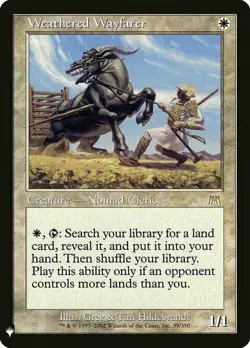 MTG - Weathered Wayfarer - The List - Magic the Gathering - Image 1