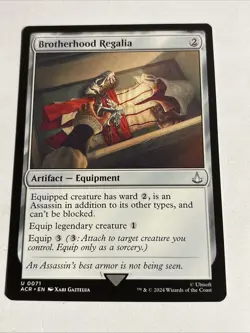 MTG Foil - Brotherhood Regalia - 71 / NM / English - Image 1