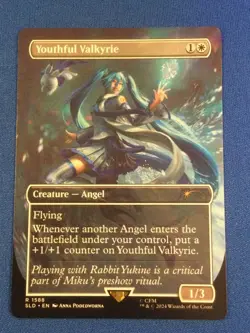 Youthful Valkyrie Hatsune Miku secret lair - NM - Image 1