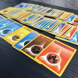 Pokemon TCG 112 Energy Card Lot Bulk LP - Deck Building - Vintage 1999-2007 - Image 2