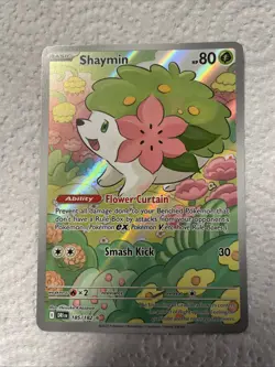 Destined Rivals SIR Art Rare Shaymin 185 Illustration Pokemon - Image 1