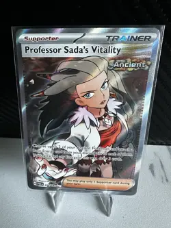 pokemon paradox rift Professor Sass’s Vitality #239/182 Full Art Ultra Rare - Image 1