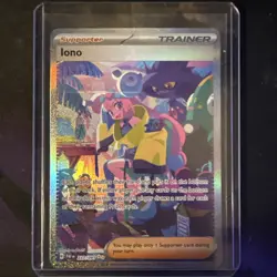 Pokemon TCG Iono 237/091 Paldean Fates Special Illustration Rare - Image 1