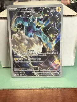 Pokemon TCG Thundurus 209/225 SVP: Black Bolt Black Star Promo - Image 1