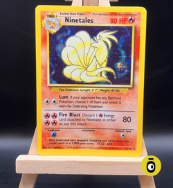 POKEMON - NINETALES HOLO RARE 12/102 - Base Set - ENG - COND EXCELLENT - Vintage - Image 1