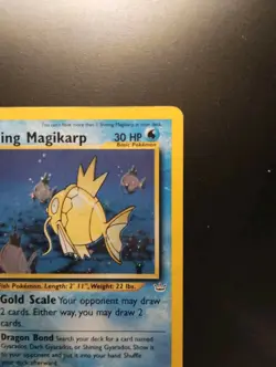 POKEMON NEO REVELATION UNLIMITED SHINING MAGIKARP HOLO 66/64 LP ENG - Image 2